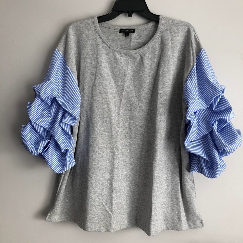 Lane Bryant Puffy Sleeve top